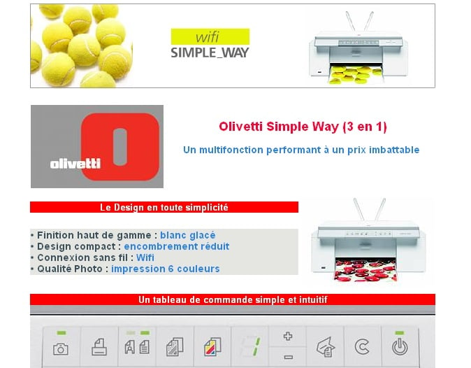 pilote imprimante olivetti simple way