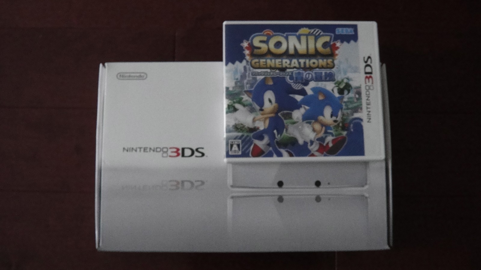 Sonic Generations 3DS Game Card