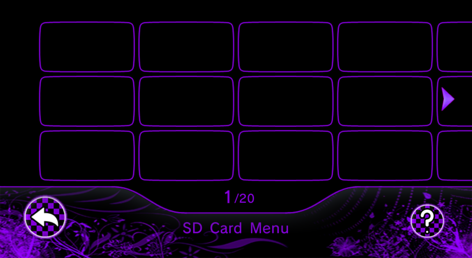 SD Card Menu - Purple