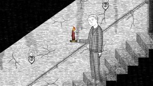 Neverending Nightmares OUYA Review GBAtemp by Another World Stairs