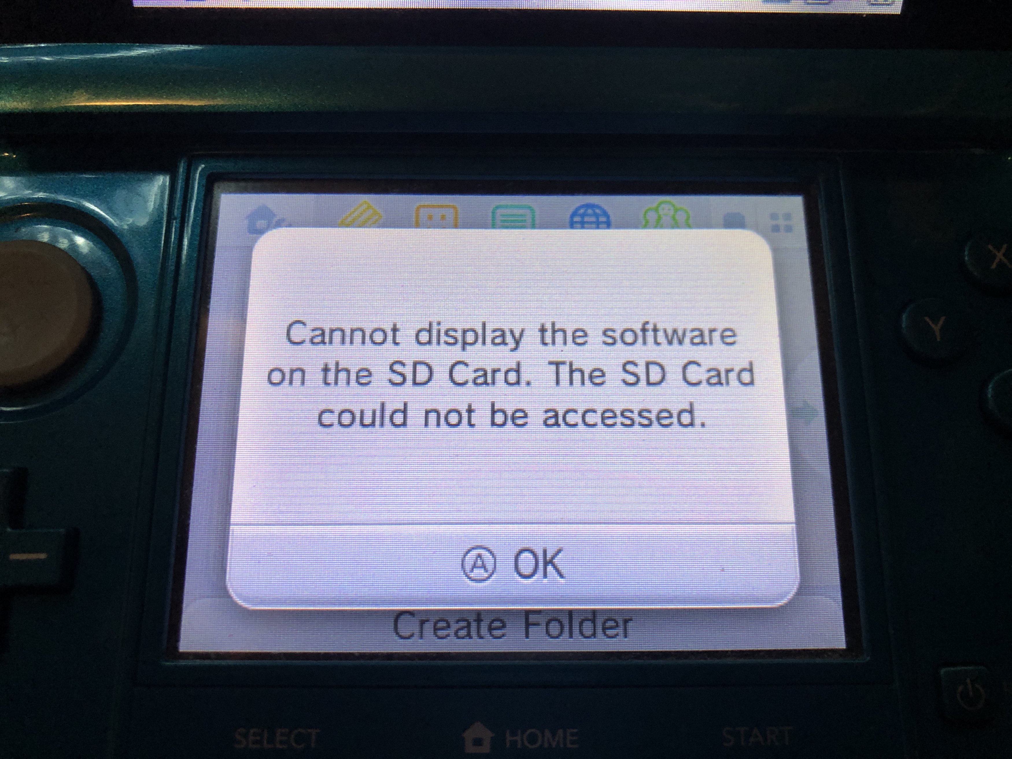 3ds cannot display the software on the sd.. error | GBAtemp.net - The  Independent Video Game Community
