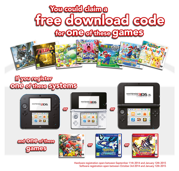 Nintendo 3DS Winter 2014 Bonus Game Promotion [EU Only] | GBAtemp.net - The  Independent Video Game Community
