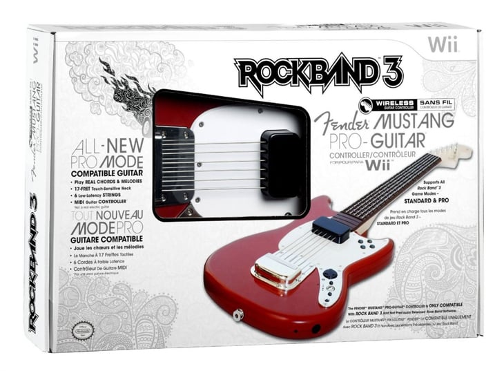 Wii + Rockband 3 + Fender Mustang PRO-Guitar Controller | GBAtemp.net - The  Independent Video Game Community