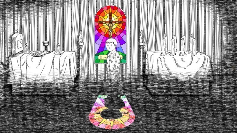 Neverending Nightmares OUYA Review GBAtemp by Another World Stained Glass