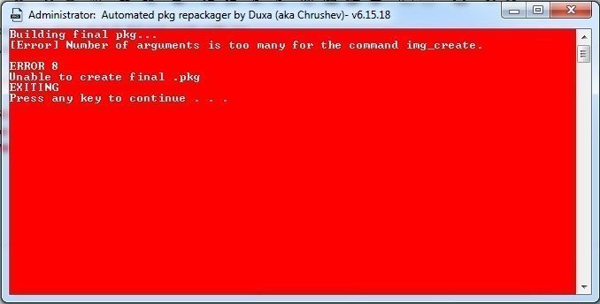 Release] - New version of PS4 pkg repackager by Duxa (aka Chrushev) version  6.15.18 | GBAtemp.net - The Independent Video Game Community