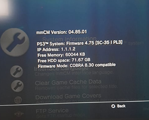 Ps3 cannot go to games menu after clicking multiman