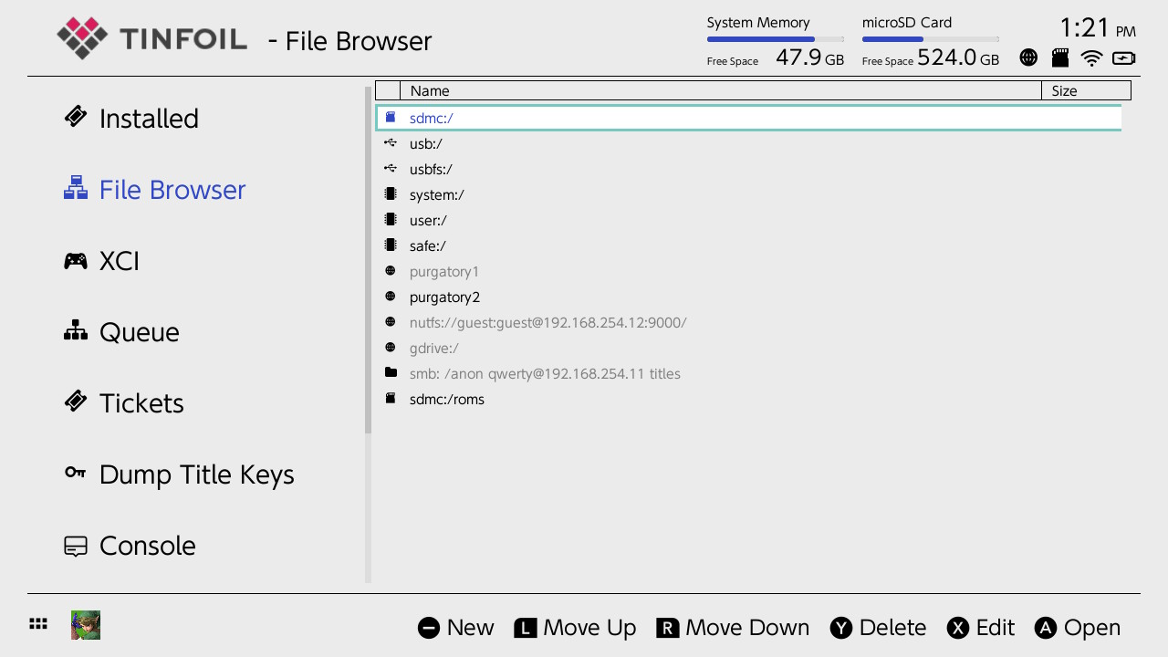Tinfoil No drives in File Browser | GBAtemp.net - The Independent Video  Game Community
