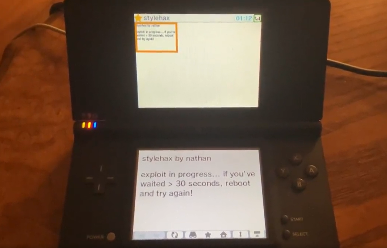 DSi Browser Exploit Found | GBAtemp.net - The Independent Video Game  Community