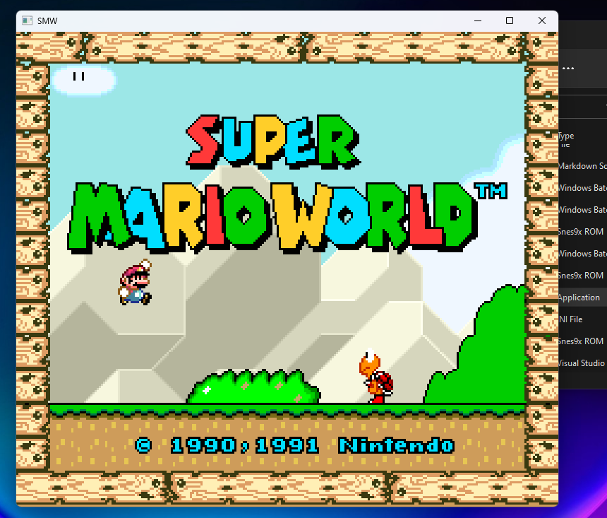 super mario world screenshots level 1