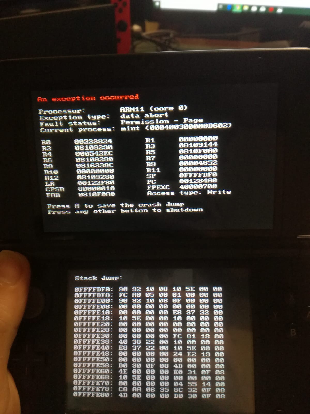Problem with Luma 3ds 9.1 B9S - "An exception occurred" | GBAtemp.net - The  Independent Video Game Community