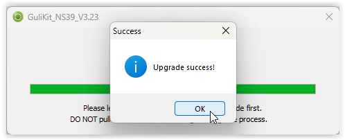 Upgrade Success!