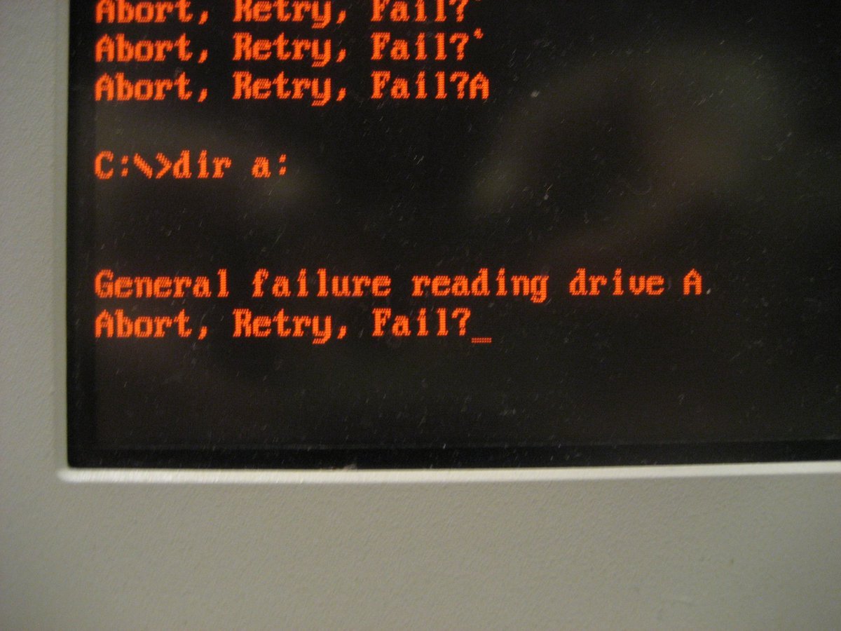 Who is that General Failure and what is doing reading my drive A?