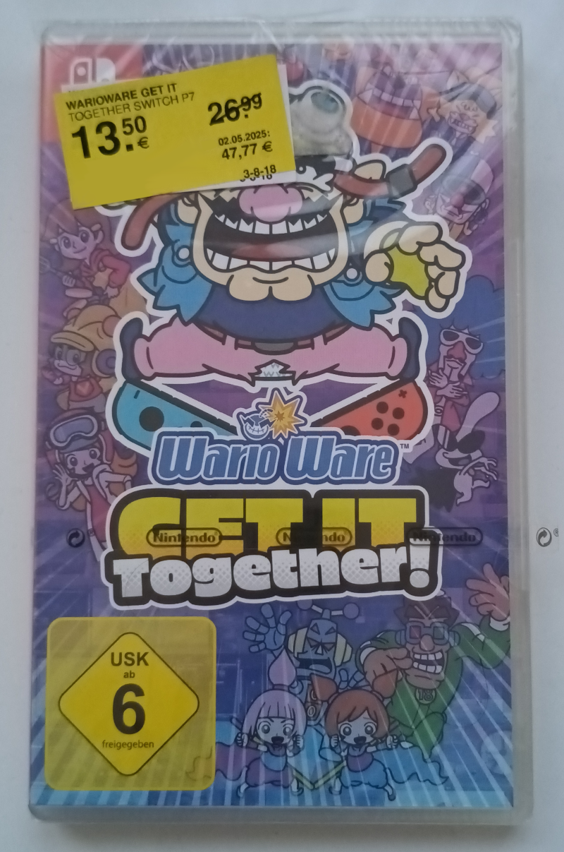 WarioWare: Get It Together! discounted 3+ times down to 13.50 EUR