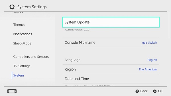 The Nintendo Switch gets a new firmware update to version 9.0.1 ...