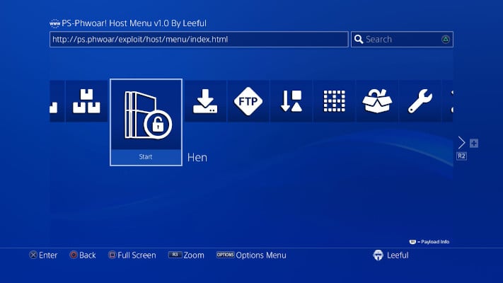 PS-Phwoar! is an eye-catching, up-to-date PS4 5.05 Exploit Host Menu |  GBAtemp.net - The Independent Video Game Community