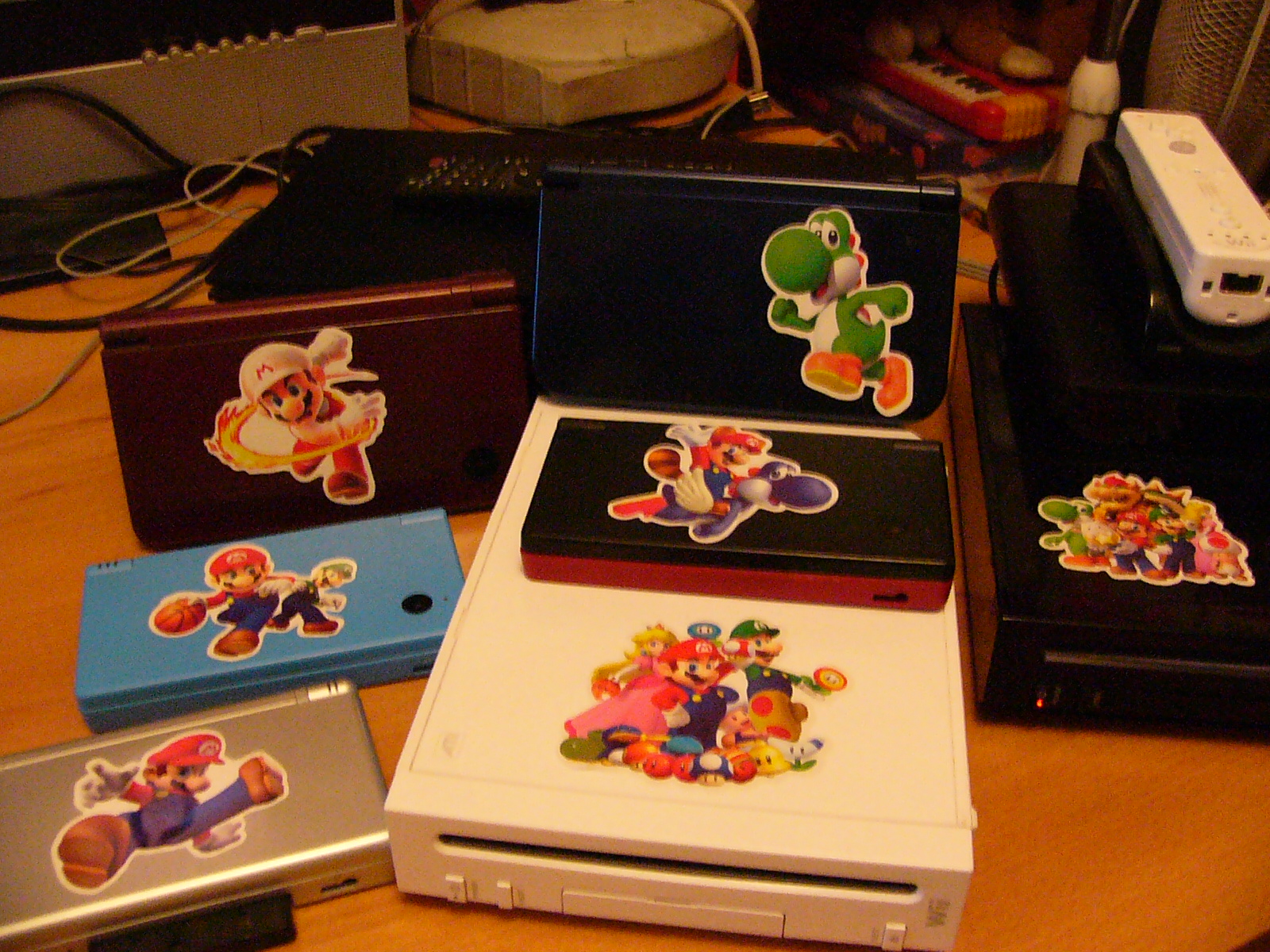 Today I have done some heavy Case Moddings on my Nintendo Family ...
