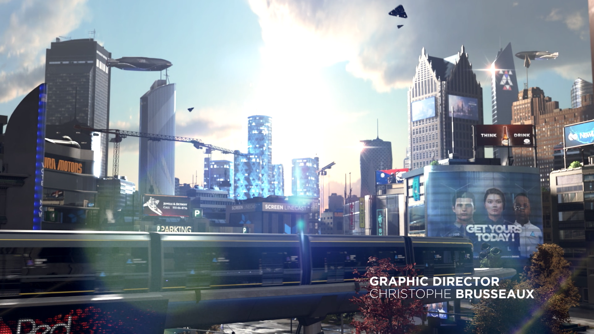 Some D:BH based environment renders of Detroit from my  series which  takes place in the D:BH universe (circa 2039) : r/DetroitBecomeHuman