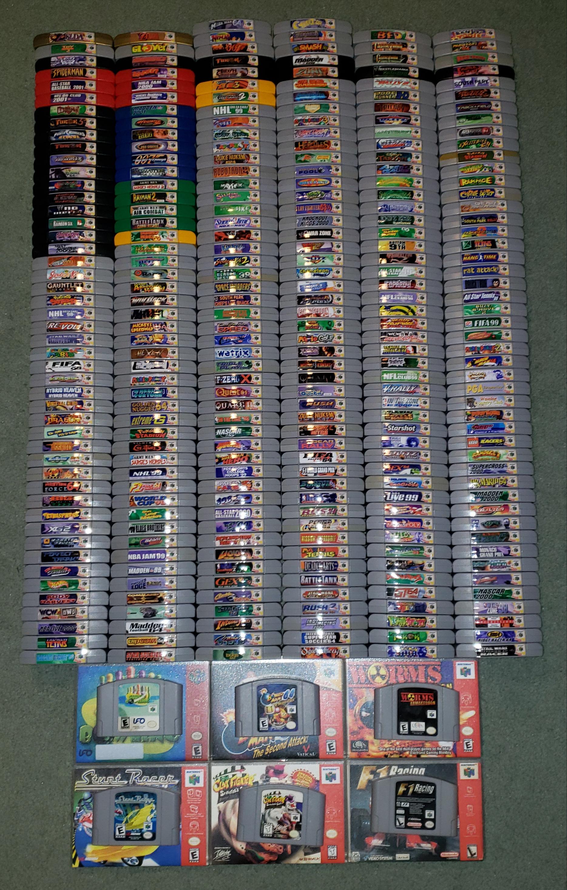 It looks like a complete American Library of Nintendo 64 Games |  GBAtemp.net - The Independent Video Game Community
