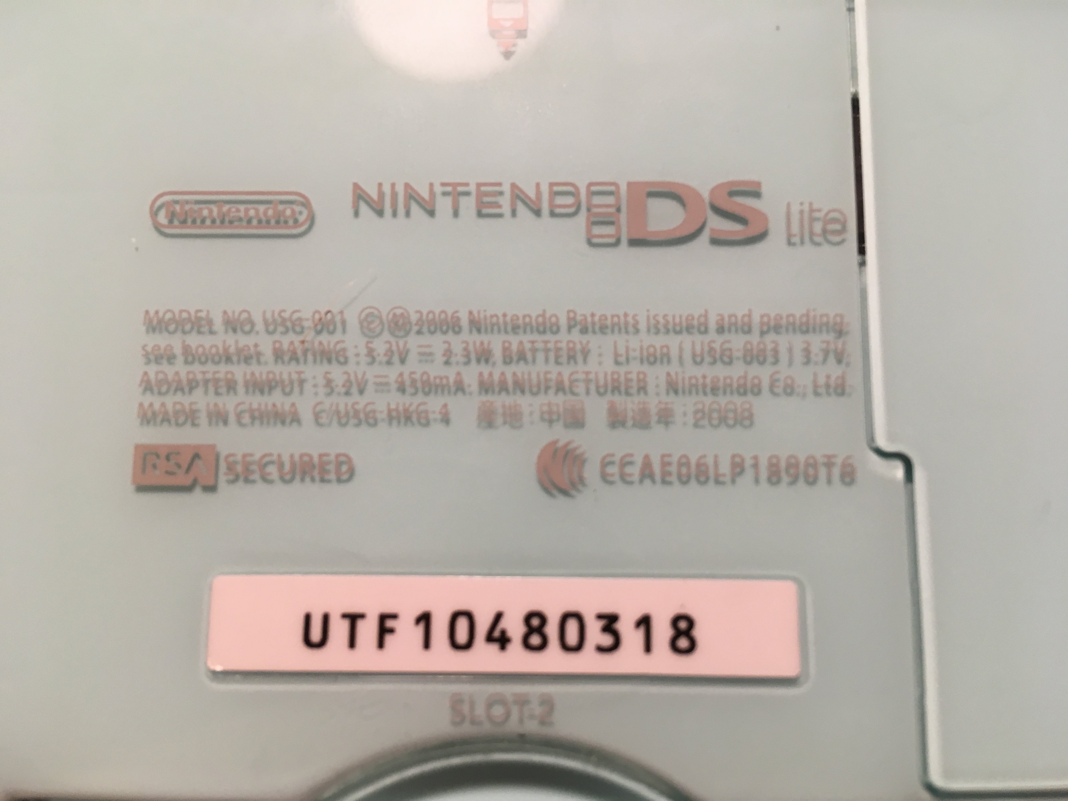 Odd Ds Lite from Ebay | GBAtemp.net - The Independent Video Game Community
