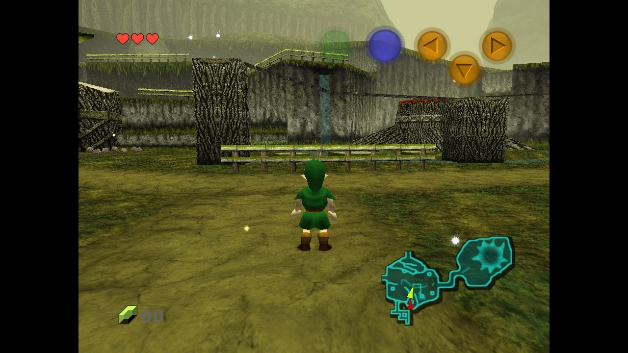 Comparing the Nintendo Switch Online (NSO) N64 version of The Legend of Zelda  Ocarina of Time with the OoT Reloaded 4K texture pack…