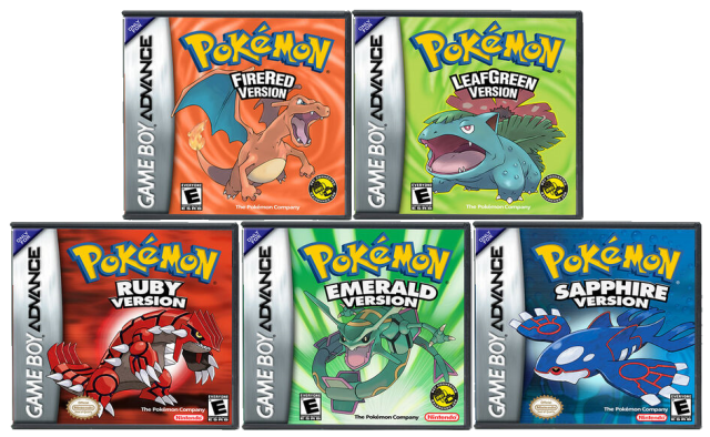 Pokemon Emerald, Ruby, Sapphire, Firered, Leafgreen Cheats