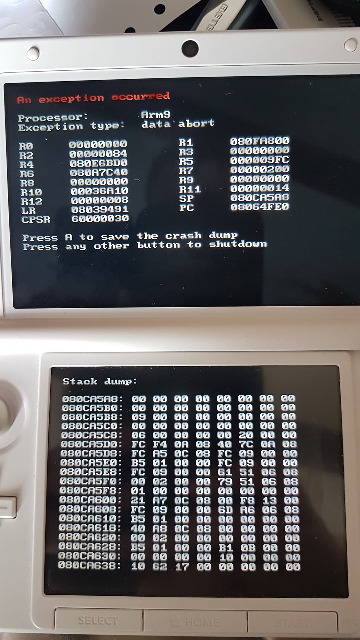 old3ds - Arm9 / Data Abort | GBAtemp.net - The Independent Video Game  Community