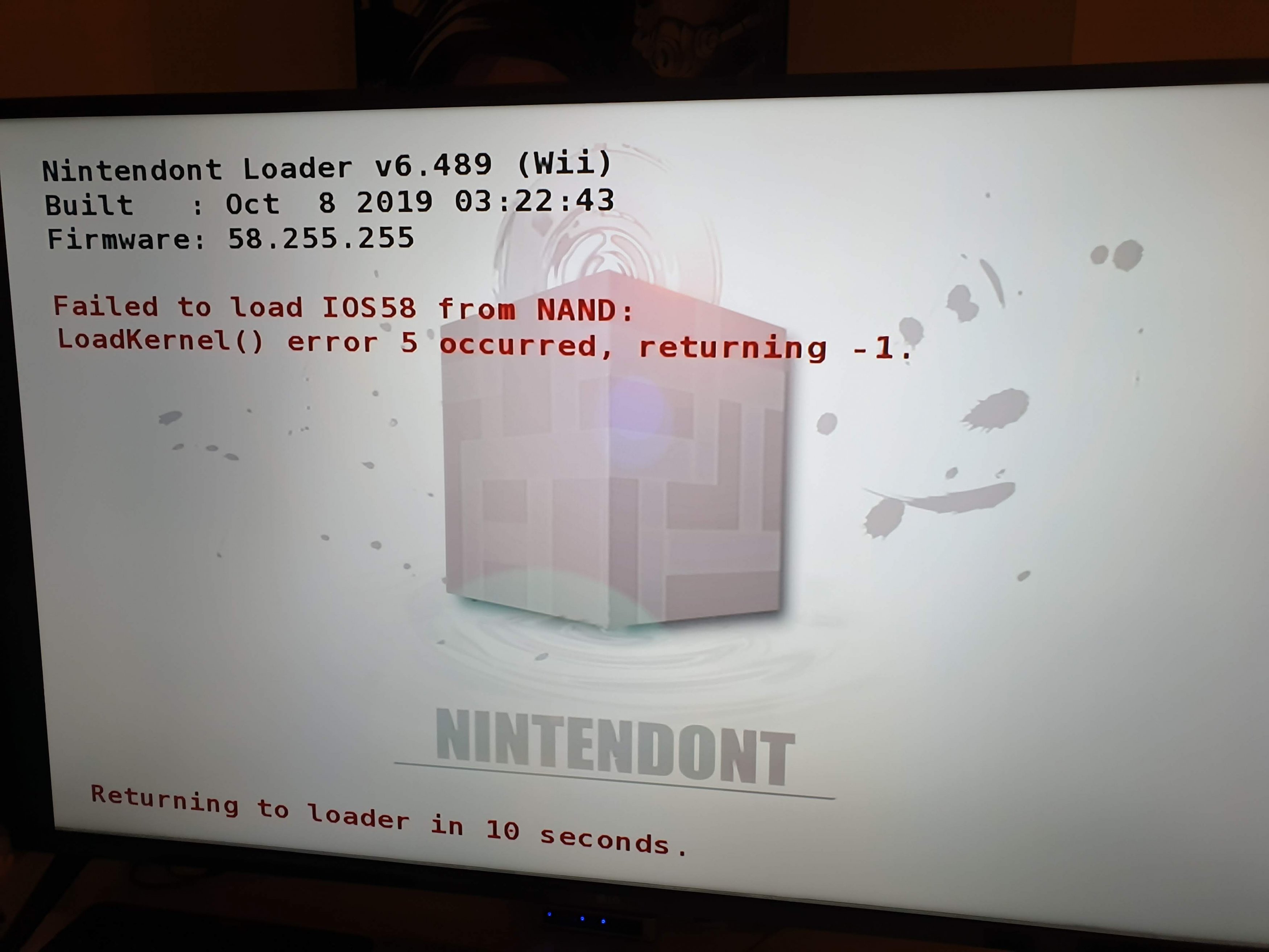 Nintendont Forwarder black screen after Wii Logo · Issue #581 · FIX94/ Nintendont · GitHub