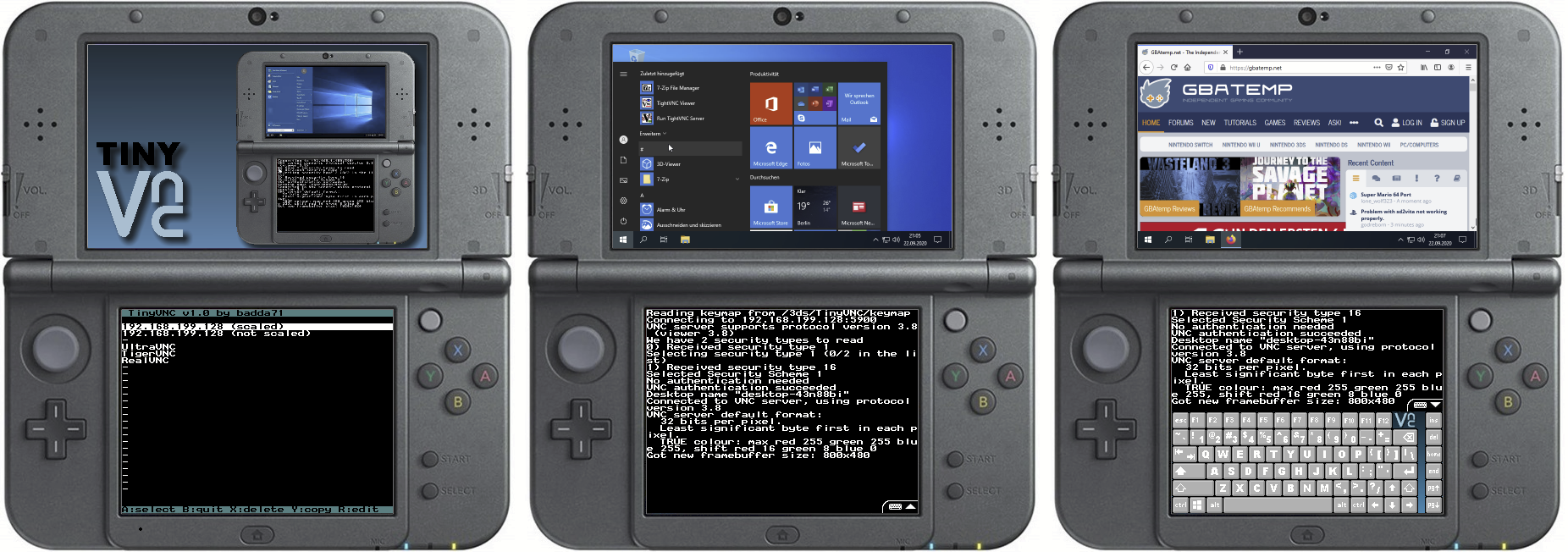 Release] TinyVNC (VNC viewer for Nintendo 3DS) | GBAtemp.net - The  Independent Video Game Community