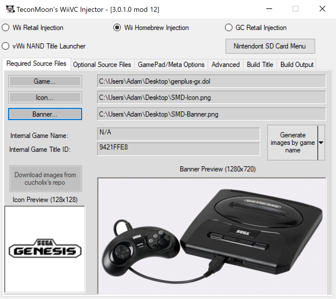 Wii U Pro Controller Nintendont forwarder and injections?
