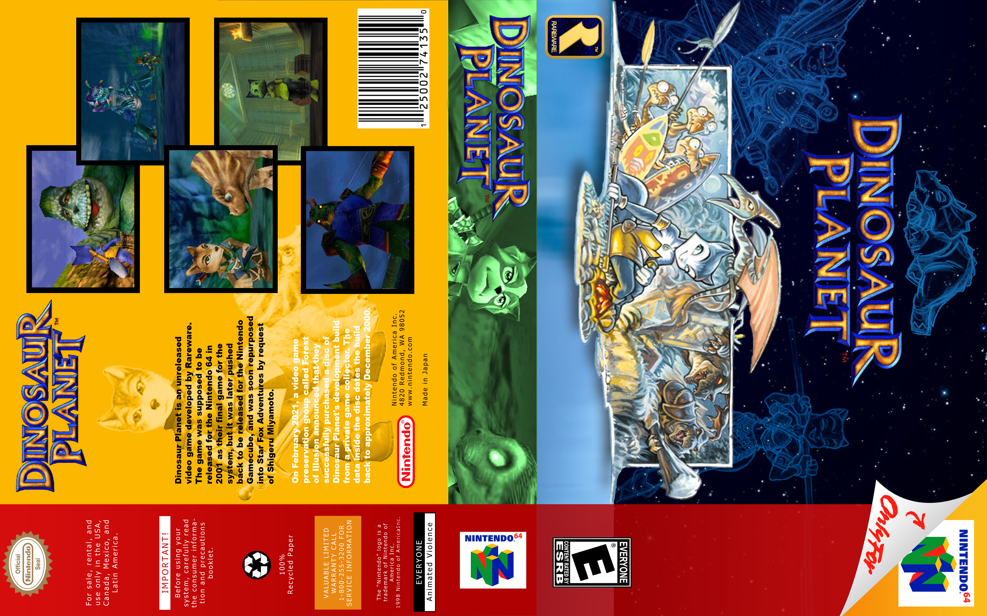 Dinosaur Planet "Custom" Cover | GBAtemp.net - The Independent Video Game  Community