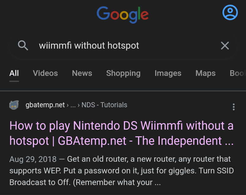How to play Nintendo DS Wiimmfi without a hotspot | Page 2 | GBAtemp.net -  The Independent Video Game Community