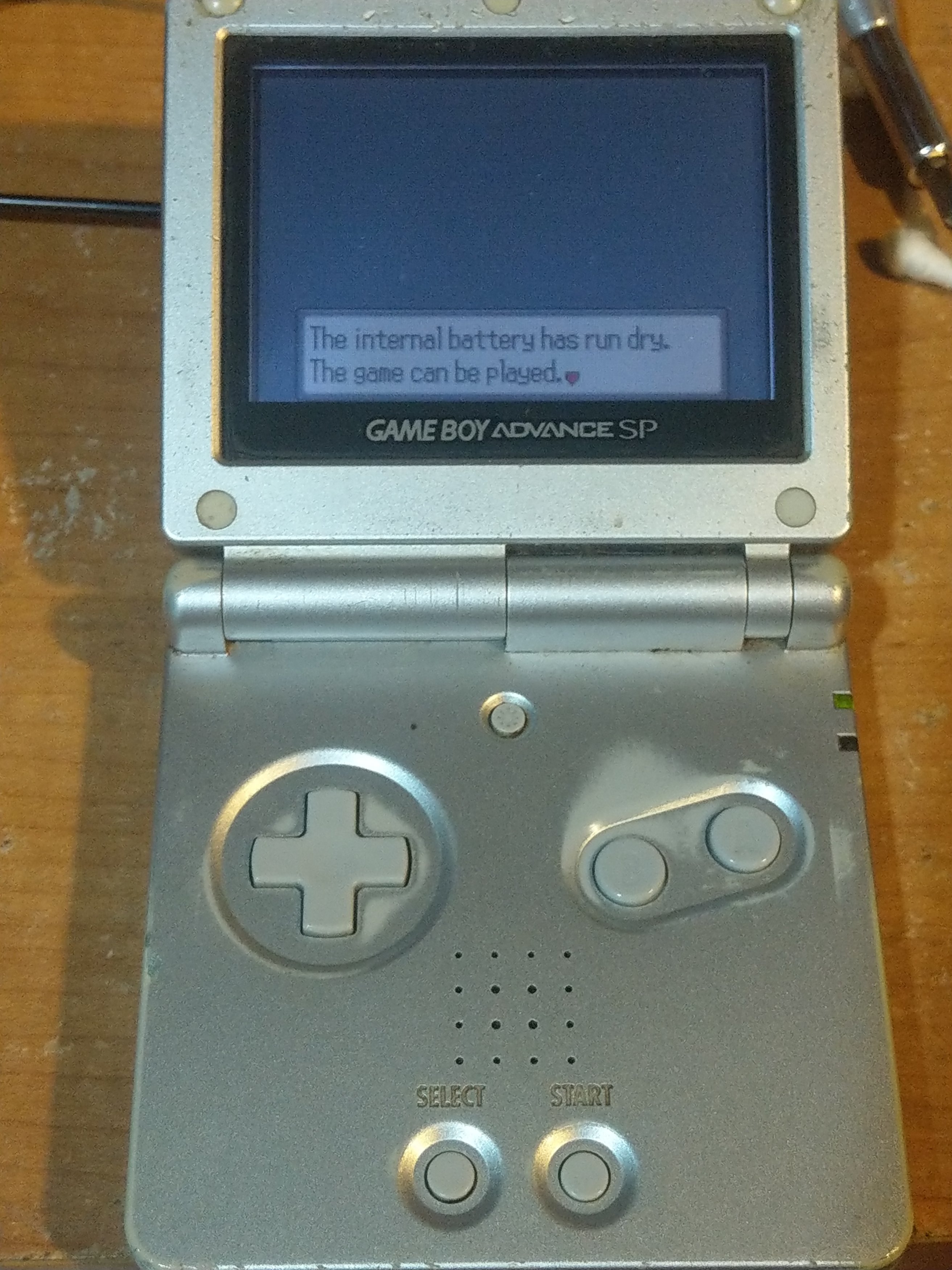 Pokemon Sapphire internal Battery run dry Error After new battery had been  replaced | GBAtemp.net - The Independent Video Game Community