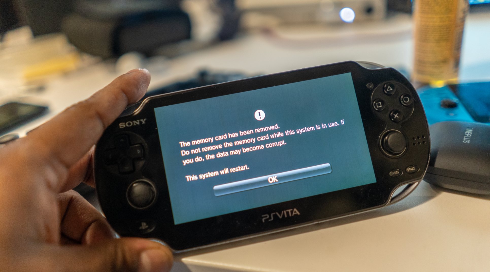 The memory card has been removed error - ps vita 1000 | GBAtemp.net - The  Independent Video Game Community