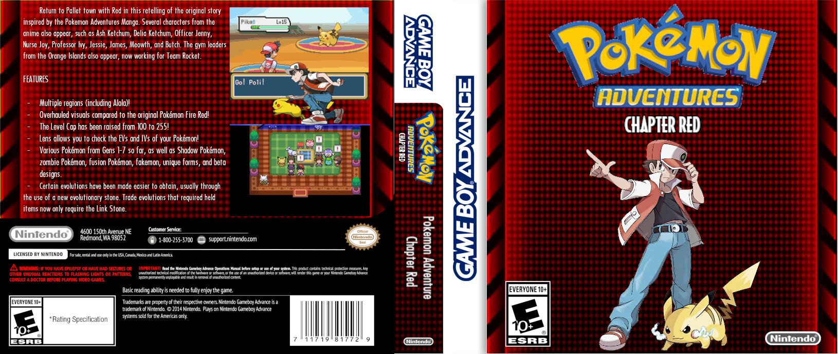 Boxart for Pokemon Adventure Chapter Red/Blue/Yellow/Green. | GBAtemp.net -  The Independent Video Game Community