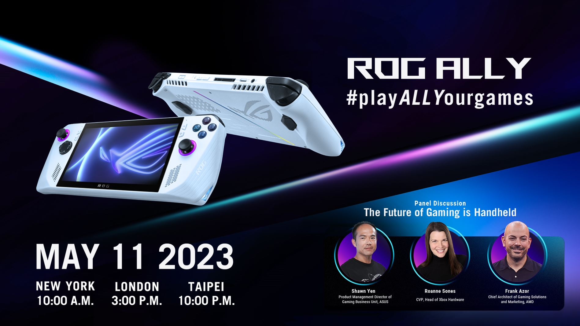 ROG Ally launch event confirmed for May 11th, price and specs to be