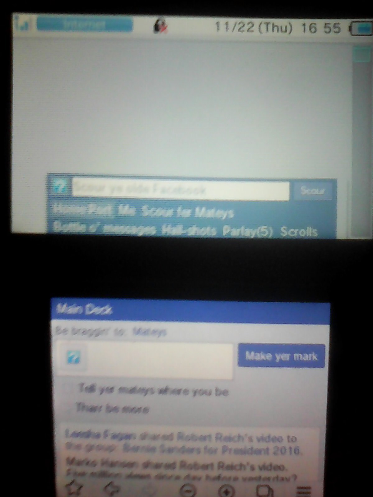 New 3DS XL top screen suddenly washed out and pixelated