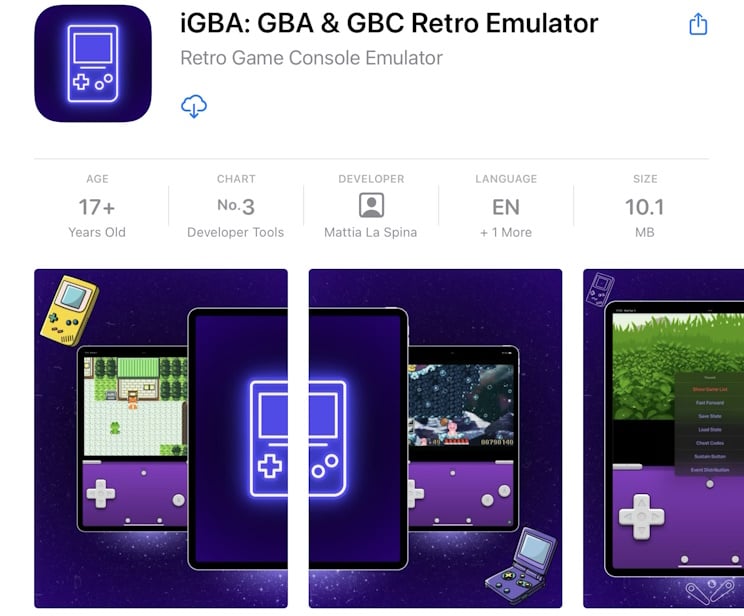 Der erste Retro-Emulator erscheint im App Store von Apple, aber Sie sollten ihn wahrscheinlich meiden |  GBAtemp.net