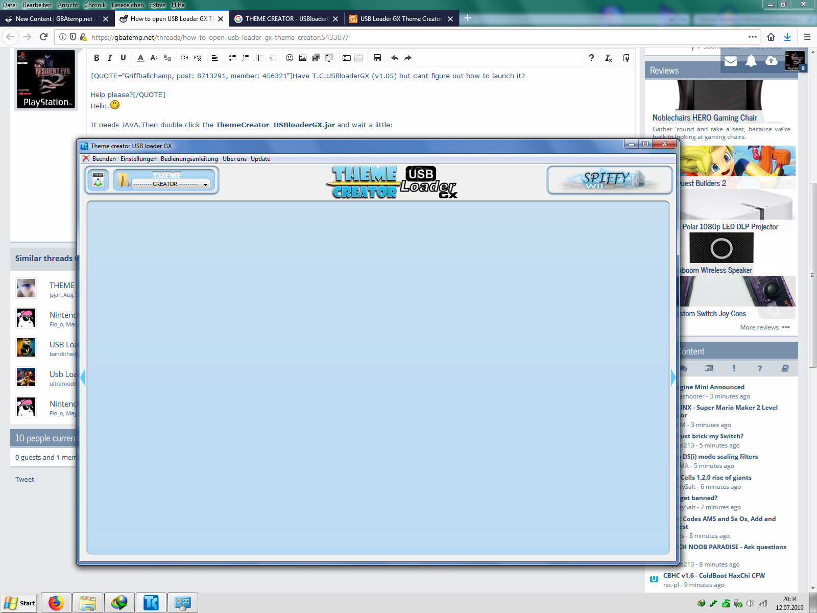 How to open USB Loader GX Theme Creator??? | GBAtemp.net - The Independent  Video Game Community