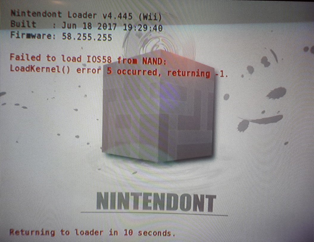 nintendont and ios58 | GBAtemp.net - The Independent Video Game Community