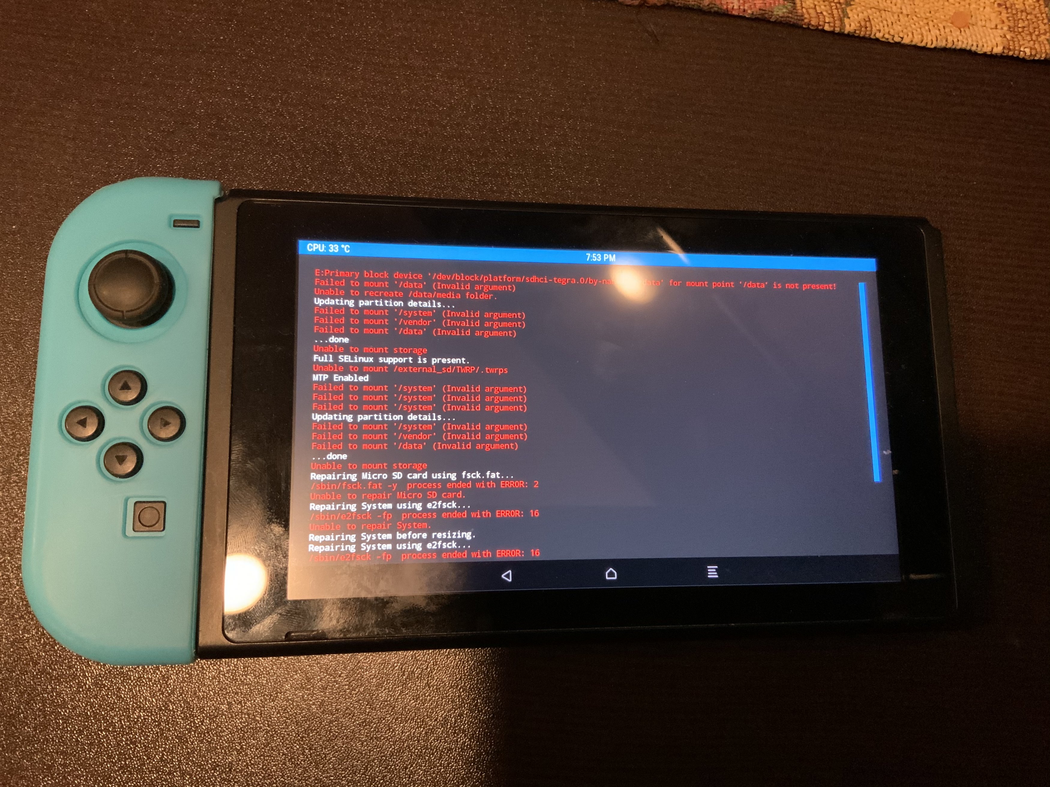 Switchroot - Twrp Not Detecting Micro SD Card | GBAtemp.net - The  Independent Video Game Community
