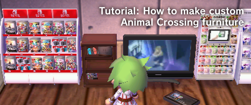 Tutorial Making Custom Furniture In Animal Crossing New Leaf