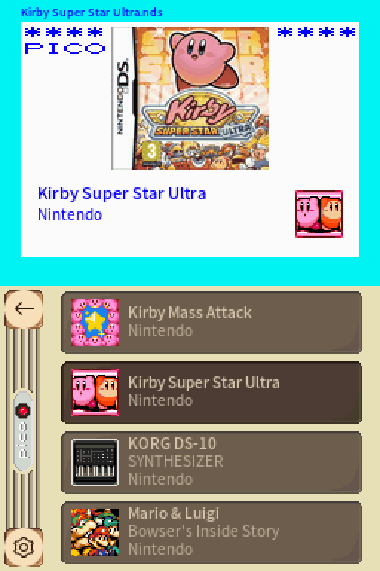 A preview of the Banner List viewport, running on DS-20Vert