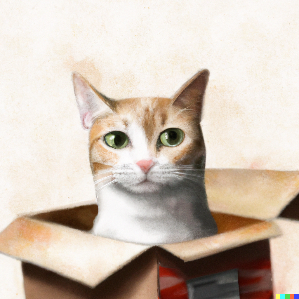 DALL·E 2023-10-11 15.16.10 - Cat in a box watercolor digital art.png