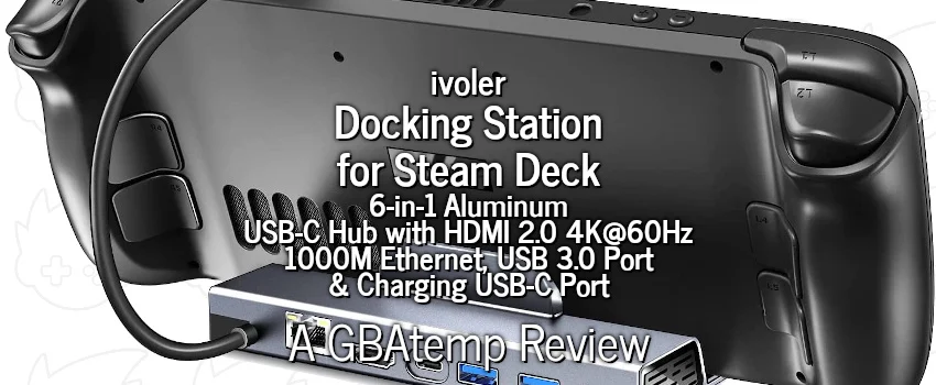 6 in 1 Steam Deck Dock Silver Gray
