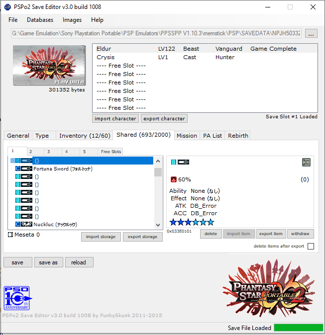Release] PSPo2se Save Editor v0.1 PSP | GBAtemp.net - The Independent Video  Game Community