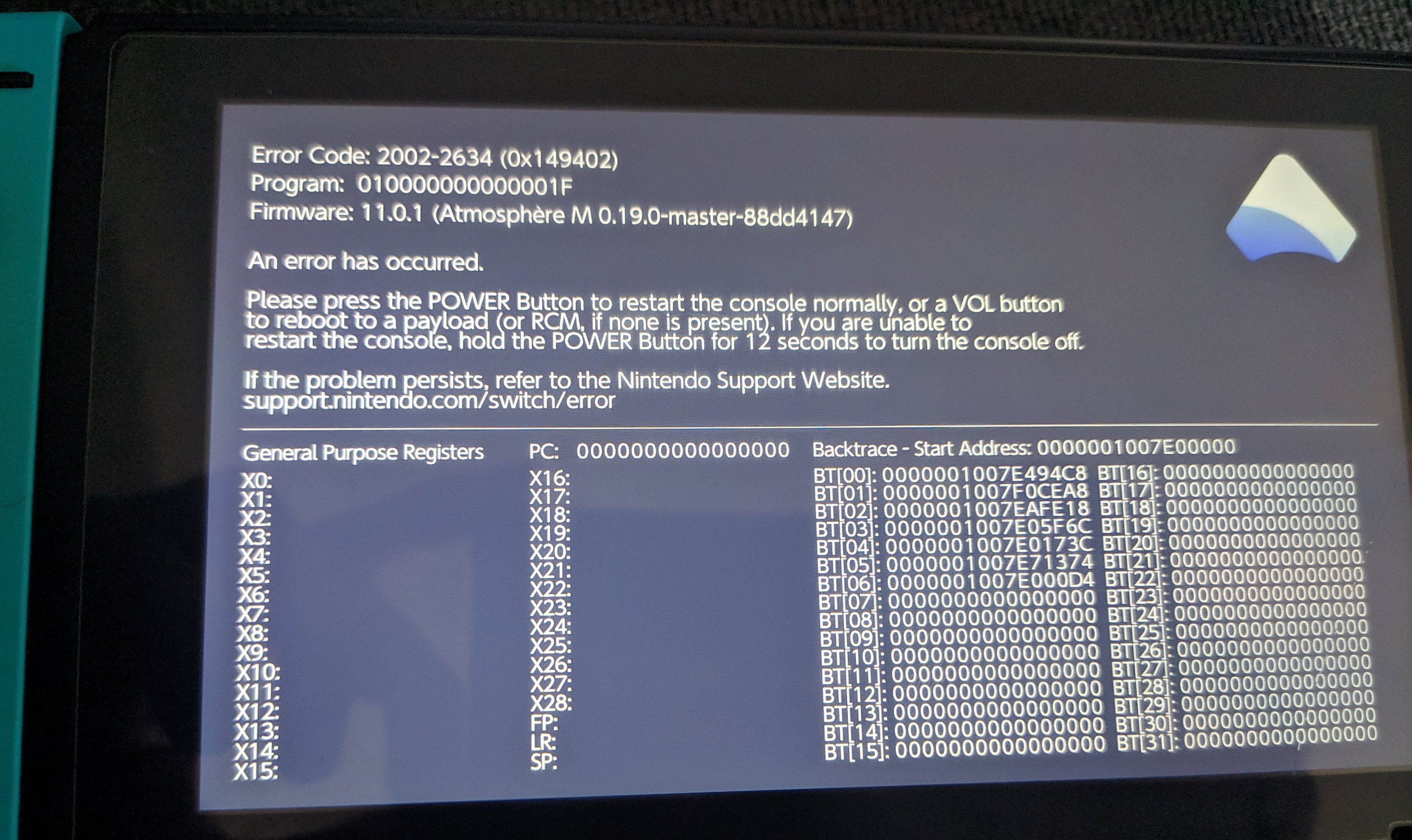 Atmosphere 0.19.0 update error firmware 12.0 | GBAtemp.net - The  Independent Video Game Community