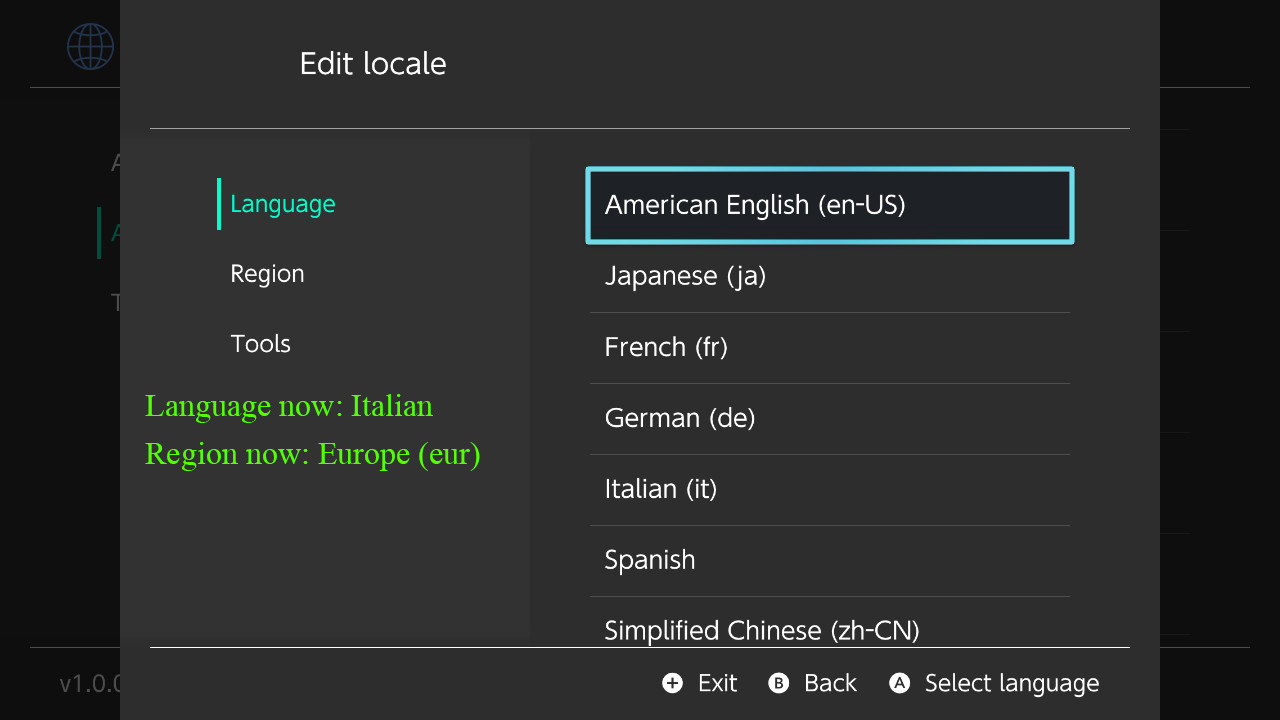 NX Locale Switcher - Change the locale of specific titles from your Switch  | GBAtemp.net - The Independent Video Game Community