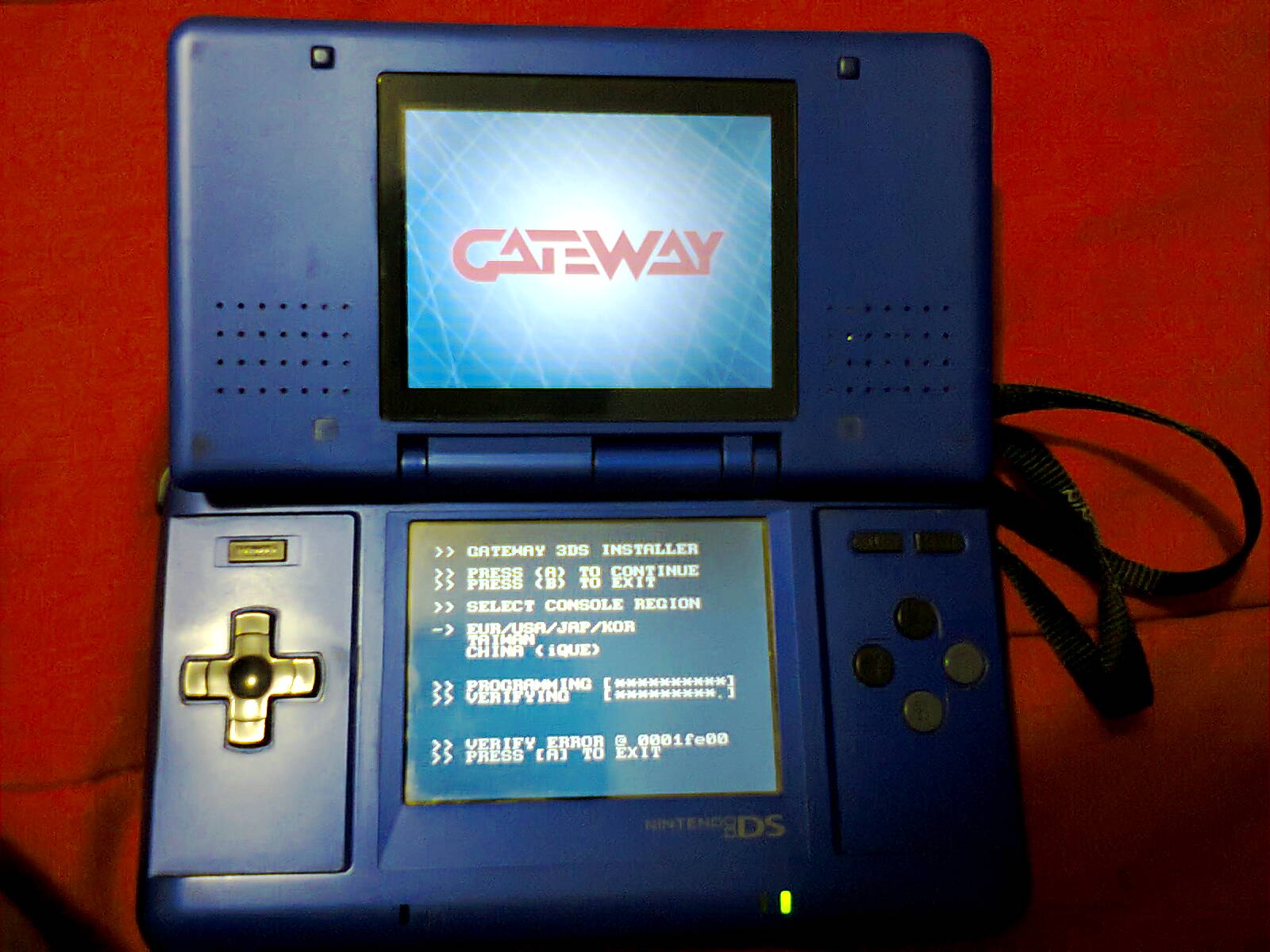Flashing Gateway 3DS Firmware on "normal" DS/DSi - PLS Don`t try this at  Home ^_^ | Page 2 | GBAtemp.net - The Independent Video Game Community
