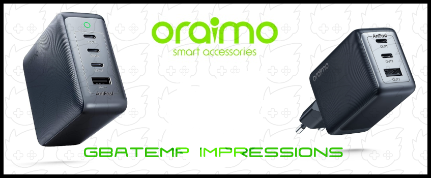 GBAtemp Oraimo HyperGaN 120W 65W chargers impressions.png