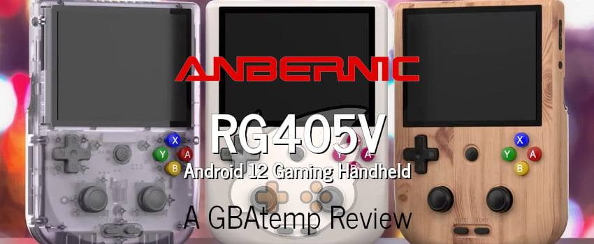 ANBERNIC RG405V Vertical Handheld Game System (Review)